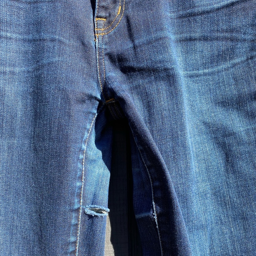 Madewell Alley Straight denim blue jeans 27 - Picture 7 of 13